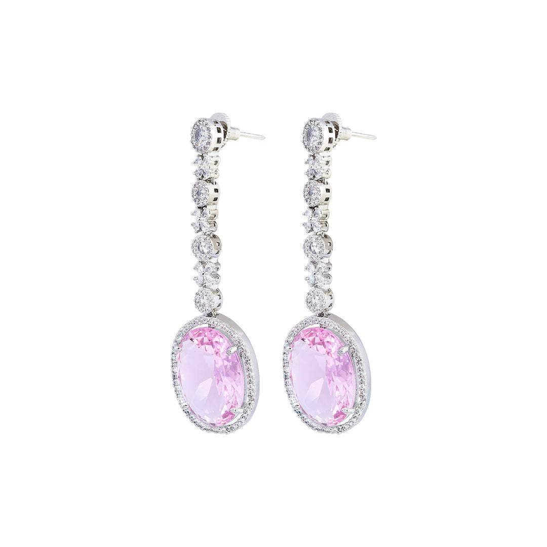 Amethyst Silver Earring-JRER5066