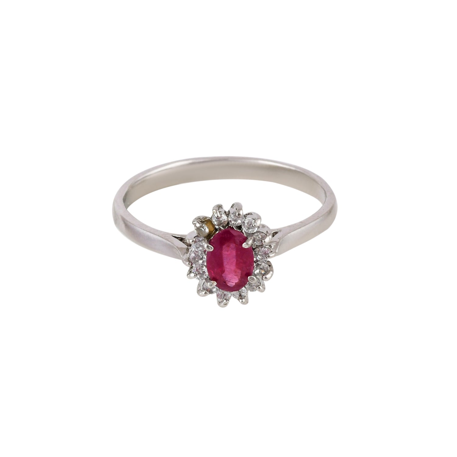 Crimson Splendor Ruby Silver Ring-JRRG5081 – Jaipur Ratn